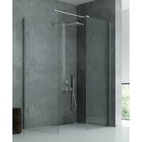 New Trendy NEW MODUS Chrome 120x200 EXK-5513 стекло прозрачное, профиль хром
