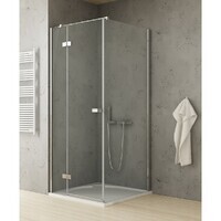 New Trendy REFLEXA Chrome 90x90 EXK-5118 стекло прозрачное, профиль хром