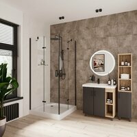 Niagara Nova NG- 6814-08 BLACK 100x100 без поддона