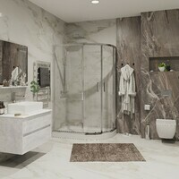 Niagara Nova 120х80 NG-6621-08 без поддона, стекло прозрачное, профиль хром