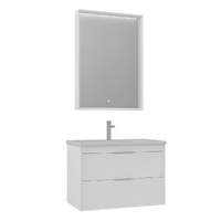 ORKA Clay 80 см подвесная, белая матовая