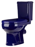 Оскольская керамика Ирида 40355130402 синий, с крышкой