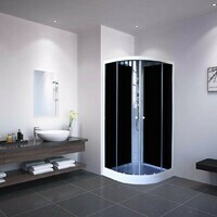 Parly Classic Эконом 80х80 EC831 стекло тонированное, профиль белый