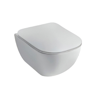 Plumberia Selection IXO Ceramica KIT XO5000BL Slim безободковый, сиденье микролифт, белый глянцевый