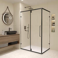 RGW Classic CL-046B 90x80 350904698-14 стекло прозрачное, профиль черный