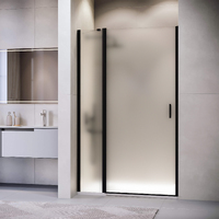 RGW Leipzig LE-004B 120x195 351200412-24 стекло сатин, профиль черный