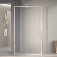 RGW Passage PA-078-1 100x100 3508078100-11 стекло прозрачное, профиль хром