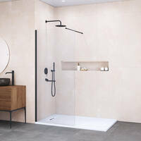 RGW Walk In WA-002 B 60 стекло прозрачное, профиль черный