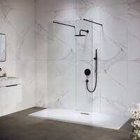 RGW Walk In WA-016B 140x195 35101614-14 стекло прозрачное, профиль черный