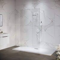 RGW Walk In WA-016W 140x195 35101614-15 стекло прозрачное, профиль белый