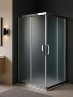 Royal Bath 90х80 RB8090HPD-C-CH стекло матовое, профиль хром, без поддона