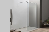 Royal Bath Walk In 100х200 BERN RB100-T-CH  стекло прозрачное, профиль хром