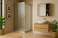 Royal Bath HPD 75x70 RB7075HPD-C-ST стекло матовое, профиль сатин