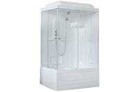 Royal Bath 120х80 RB 8120ВРI R стекло прозрачное, профиль белый
