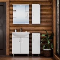 СанТа Элеганс 65 см 2 дверцы, напольная белая