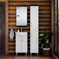 СанТа Уют 45 см 2 дверцы, напольная белая