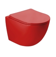 SantiLine SL-5005MR безободковый, с сиденьем микролифт, красный матовый