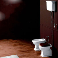 Simas Arcade AR811bi с высоким бачком, с ручкой хром, белый