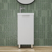 Style Line Соло 40 см напольная, белая софт