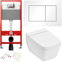 Tece Комплект 5в1 (кнопка, унитаз подвесной, инсталляция, крепёж, звукоизоляция)