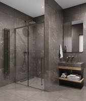 Timo T51R 150х200 TDSS-150/13C-8R стекло прозрачное, профиль никель