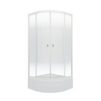 Тритон Лайт 100х100 В Щ0000061789 стекло лайт, профиль белый, с поддоном