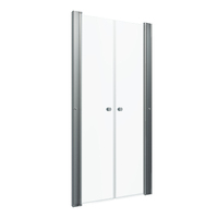 Тритон Дабл 90х185 Щ0000036861 стекло прозрачное, профиль хром