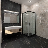 Triton Pro Фикс 90x90 Щ0000067440 прозрачный, профиль черный