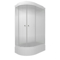 Тритон Коралл-Лайт 120х80 В Щ0000068948 правая, стекло Лайт, профиль белый