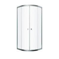 Тритон Альфа-Хром 100х100 Щ0000052960 стекло прозрачное, профиль хром, без поддона