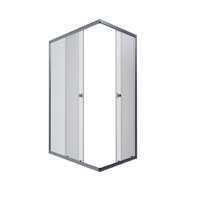 Тритон Вента-Хром 120х80 Щ0000054193 стекло прозрачное, профиль хром, без поддона