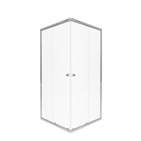 Тритон Вента-Хром-Вельвет 80х80 Щ0000067978 стекло Вельвет, профиль хром, без поддона