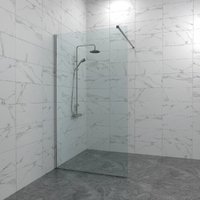 Triton Pro Плано 100x200 Щ0000072402 стекло прозрачное, профиль хром