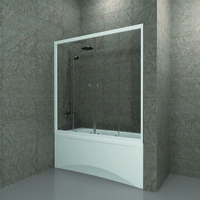 Тритон Ультра 170х147.5 Щ0000065751 стекло прозрачное, профиль белый