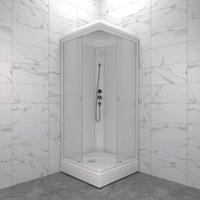 Тритон Вельвет-К 80x80 A Щ0000071050 стекло матовое, профиль белый