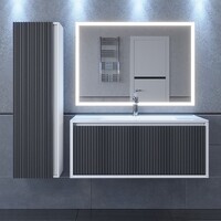 Uperwood UPD Next Premium 100 см подвесная, белая, графит