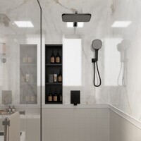 Veconi Avella AV-410-B-C4 без излива, чёрная матовая