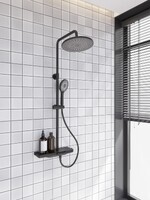 Veconi Enna EN-200-B-C4 с изливом, чёрная матовая