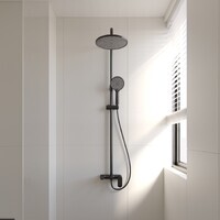 Veconi Ferri FE-110-B-C4 с изливом, чёрная матовая