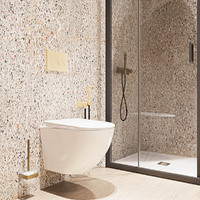 Veconi Moro XL VMO-52T безободковый, с крышкой микролифт, белый