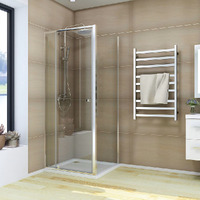 Veconi Rovigo 90x80 RV026-9080-01-C8 стекло прозрачное, профиль хром, без поддона