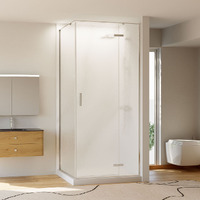 Veconi Rovigo 90x90 RV073R/R-9090-06-C4 стекло дождь, профиль хром, без поддона