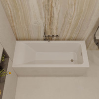 Veconi Solita 170x75 SLT17075B черная глянцевая