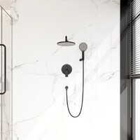 Veconi Teora TE-500-B-C4 без излива, чёрная матовая