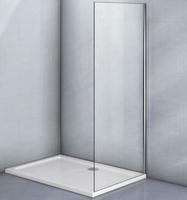 Veconi Veconi KP-01 80х195 стекло прозрачное, профиль хром