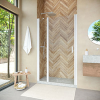 Vegas-Glass 105 см EP-F-1 NOVO h2000 105 01 01 профиль белый, стекло прозрачное