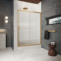 Vegas-Glass 110 см ZP Protec 110 03 Moru профиль золото матовое, стекло moru