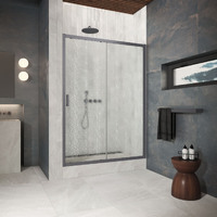 Vegas-Glass 110 см ZP Protec 110 06 02 профиль GunMetal, стекло шиншилла