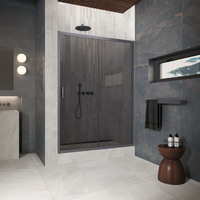 Vegas-Glass 110 см ZP Protec h1900 110 06 07 профиль GunMetal, стекло графит