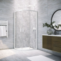 Vegas-Glass 110x80  ZS-F NOVO h2000 110*80 01 01 профиль белый, стекло прозрачное